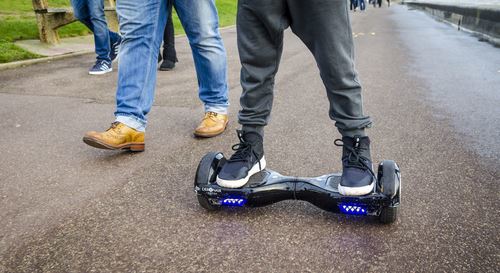 Man On Hoverboard