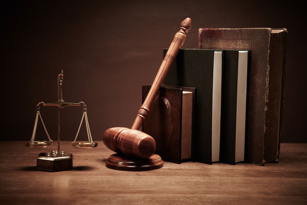 Gavel Scales and Law Books